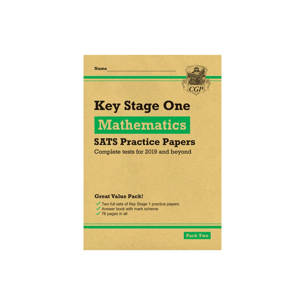 Coordination Group Publications Ltd (CGP) KS1 Maths SATS Practice Papers: Pack 2 (for end of year assessments) (häftad, eng)