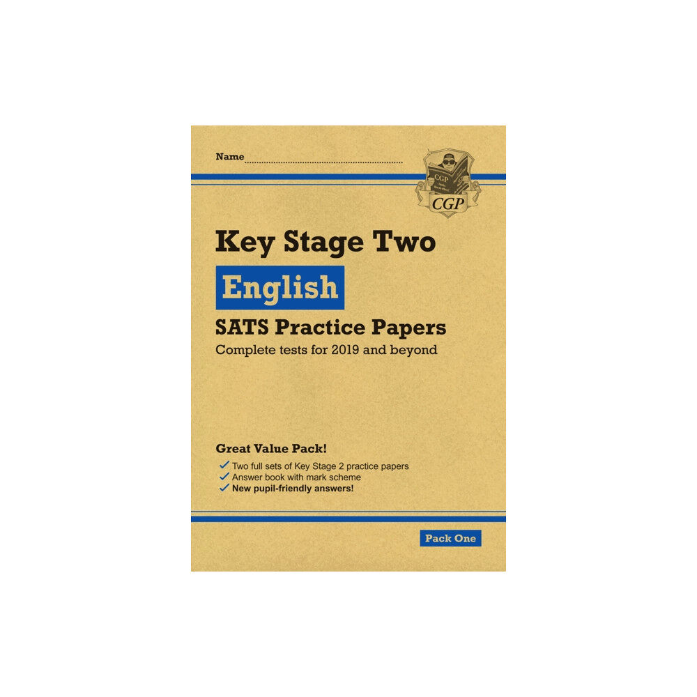 Coordination Group Publications Ltd (CGP) KS2 English SATS Practice Papers: Pack 1 - for the 2025 tests (with free Online Extras)