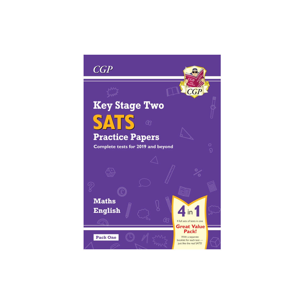 Coordination Group Publications Ltd (CGP) KS2 Maths & English SATS Practice Papers: Pack 1 - for the 2025 tests (with free Online Extras) (häftad, eng)