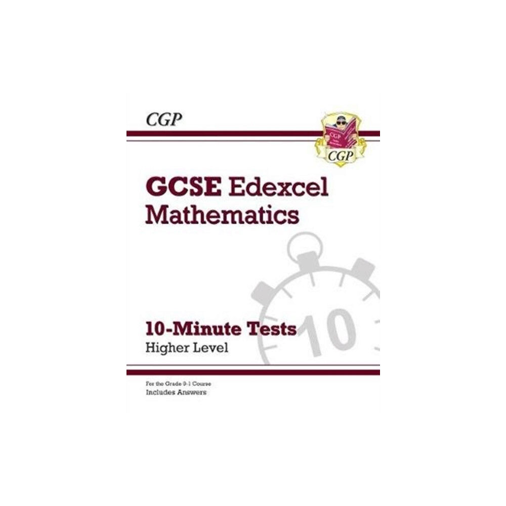 Coordination Group Publications Ltd (CGP) GCSE Maths Edexcel 10-Minute Tests - Higher (includes Answers) (häftad, eng)