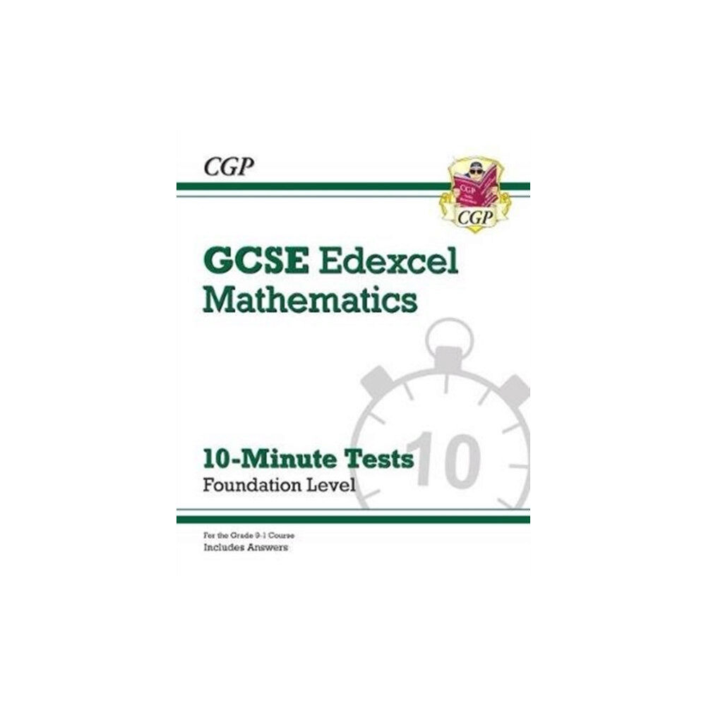 Coordination Group Publications Ltd (CGP) GCSE Maths Edexcel 10-Minute Tests - Foundation (includes Answers) (häftad, eng)