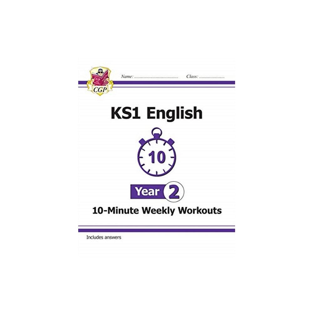 Coordination Group Publications Ltd (CGP) KS1 Year 2 English 10-Minute Weekly Workouts (häftad, eng)