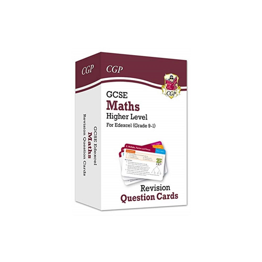 Coordination Group Publications Ltd (CGP) GCSE Maths Edexcel Revision Question Cards - Higher (inbunden, eng)