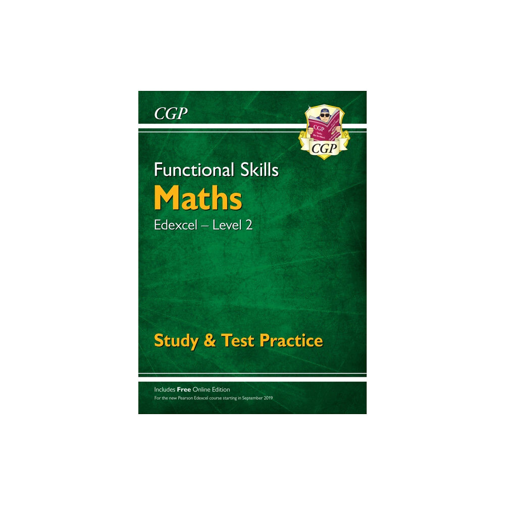 Coordination Group Publications Ltd (CGP) Functional Skills Maths: Edexcel Level 2 - Study & Test Practice (häftad, eng)