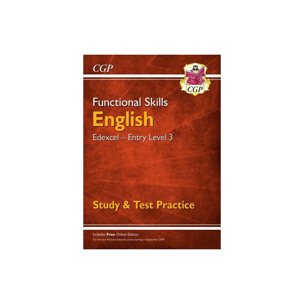 Coordination Group Publications Ltd (CGP) Functional Skills English: Edexcel Entry Level 3 - Study & Test Practice (häftad, eng)