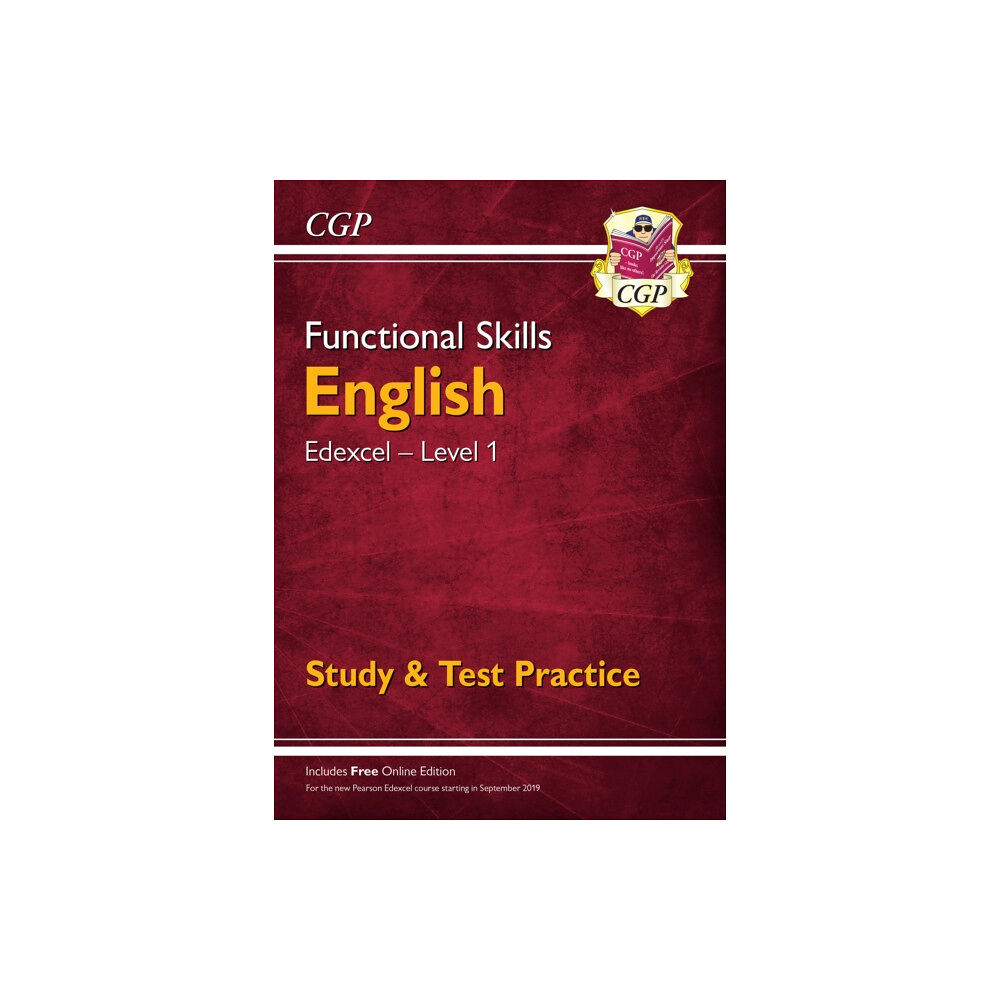 Coordination Group Publications Ltd (CGP) Functional Skills English: Edexcel Level 1 - Study & Test Practice (häftad, eng)