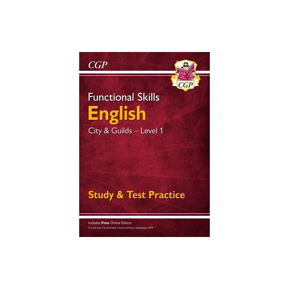 Coordination Group Publications Ltd (CGP) Functional Skills English: City & Guilds Level 1 - Study & Test Practice (häftad, eng)