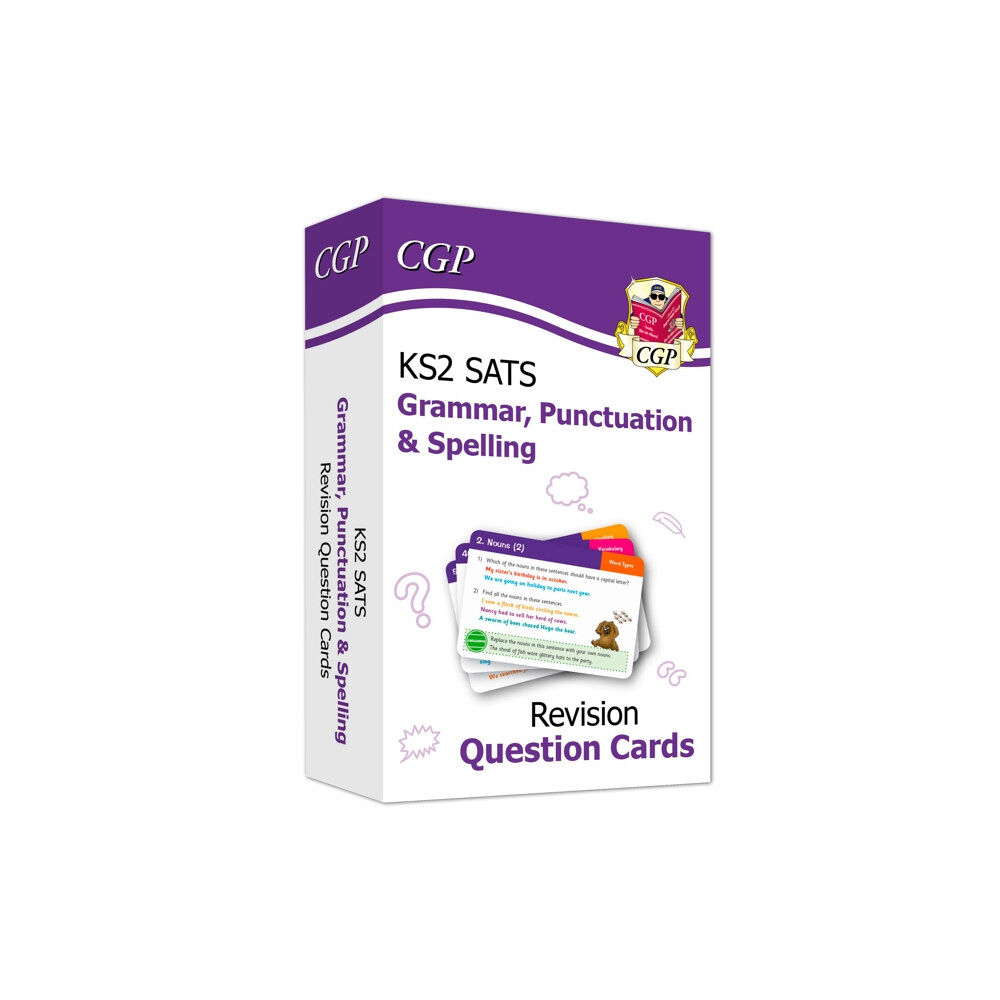 Coordination Group Publications Ltd (CGP) KS2 English SATS Revision Question Cards: Grammar, Punctuation & Spelling (for the 2025 tests) (inbunden, eng)