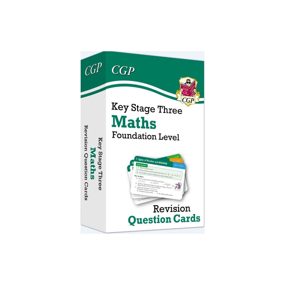 Coordination Group Publications Ltd (CGP) KS3 Maths Revision Question Cards - Foundation (inbunden, eng)