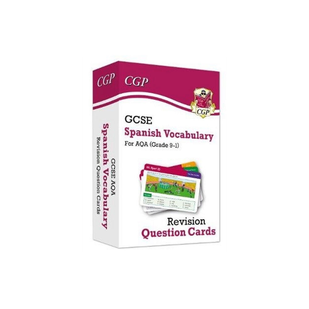 Coordination Group Publications Ltd (CGP) GCSE AQA Spanish: Vocabulary Revision Question Cards (For exams in 2025) (inbunden, eng)