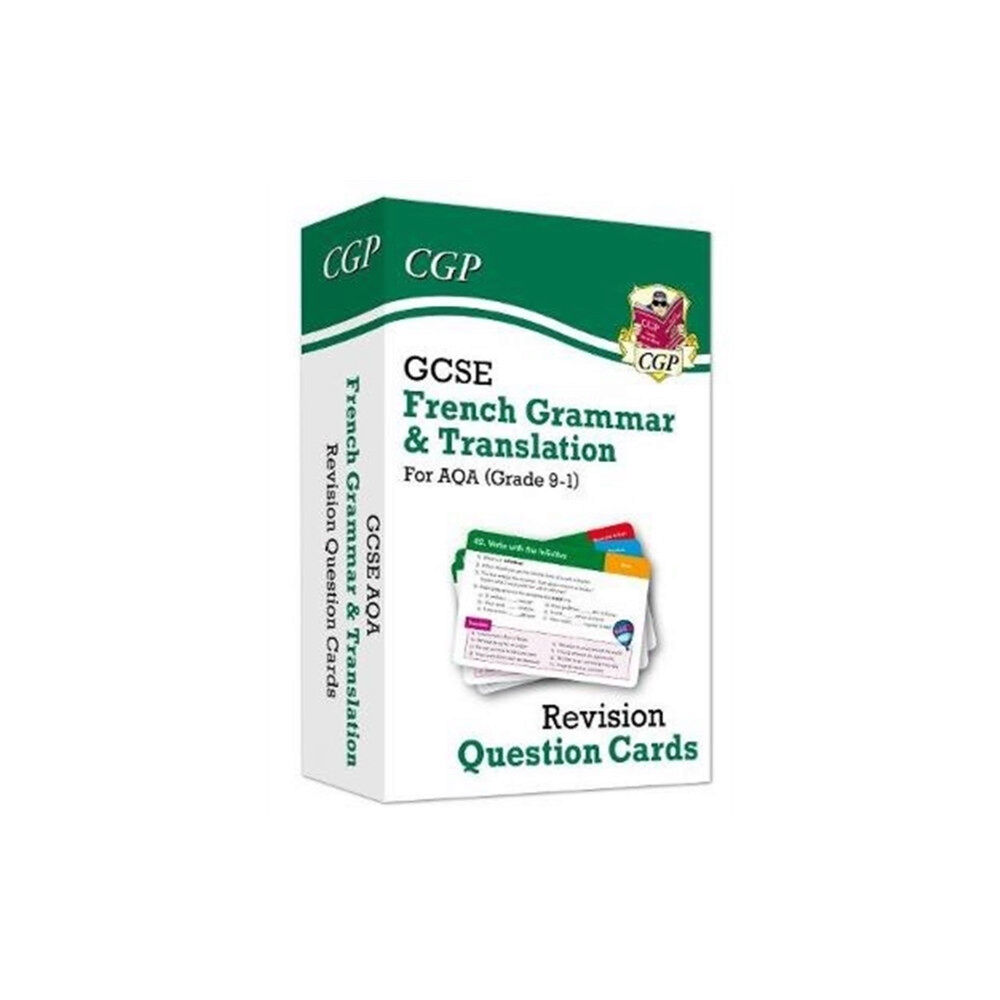 Coordination Group Publications Ltd (CGP) GCSE AQA French: Grammar & Translation Revision Question Cards (For exams in 2025) (inbunden, eng)