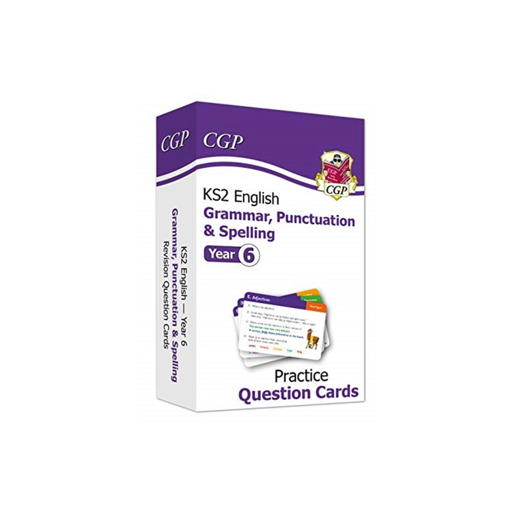 Coordination Group Publications Ltd (CGP) KS2 English Year 6 Practice Question Cards: Grammar, Punctuation & Spelling (inbunden, eng)