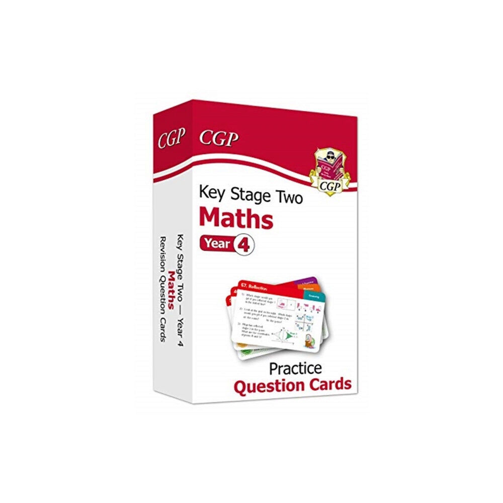 Coordination Group Publications Ltd (CGP) KS2 Maths Year 4 Practice Question Cards (inbunden, eng)