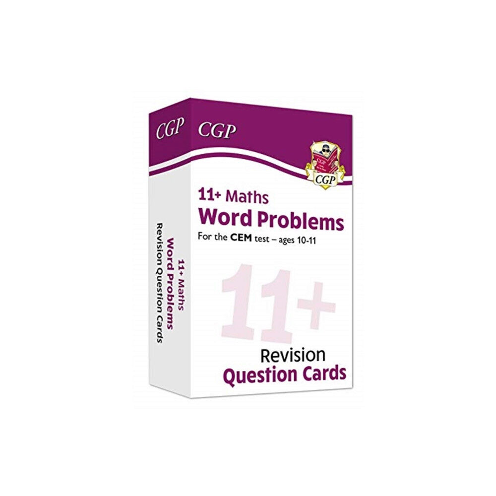 Coordination Group Publications Ltd (CGP) 11+ CEM Revision Question Cards: Maths Word Problems - Ages 10-11 (inbunden, eng)