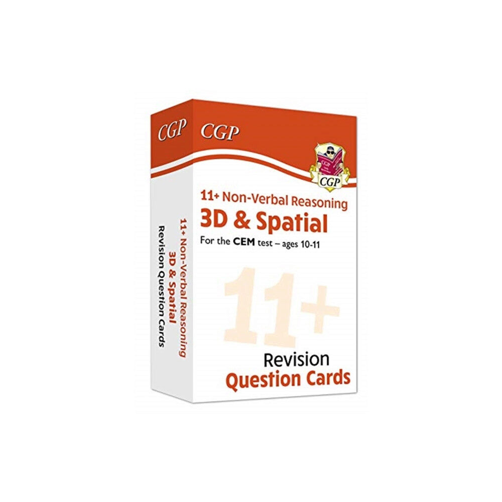 Coordination Group Publications Ltd (CGP) 11+ CEM Revision Question Cards: Non-Verbal Reasoning 3D & Spatial - Ages 10-11 (inbunden, eng)