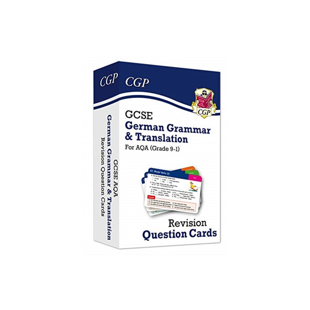 Coordination Group Publications Ltd (CGP) GCSE AQA German: Grammar & Translation Revision Question Cards (For exams in 2025) (inbunden, eng)