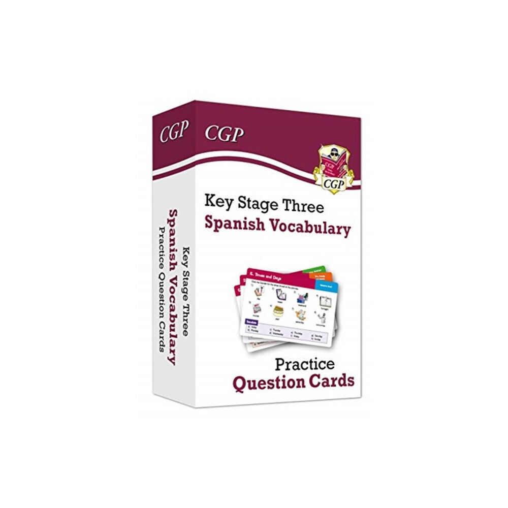 Coordination Group Publications Ltd (CGP) KS3 Spanish: Vocabulary Practice Question Cards (inbunden, eng)