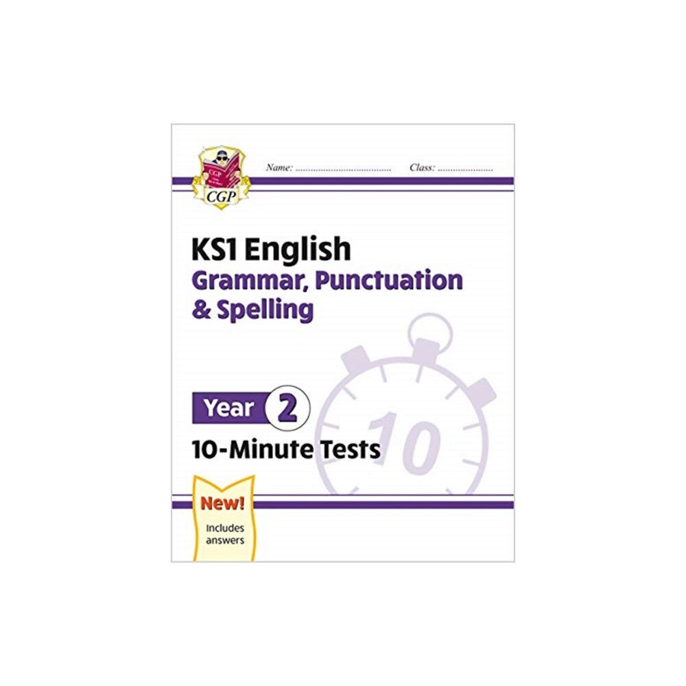 Coordination Group Publications Ltd (CGP) KS1 Year 2 English 10-Minute Tests: Grammar, Punctuation & Spelling (häftad, eng)