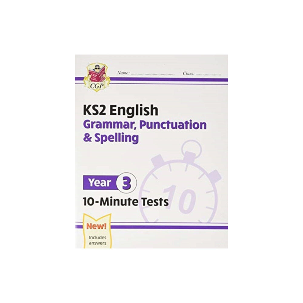 Coordination Group Publications Ltd (CGP) KS2 Year 3 English 10-Minute Tests: Grammar, Punctuation & Spelling (häftad, eng)