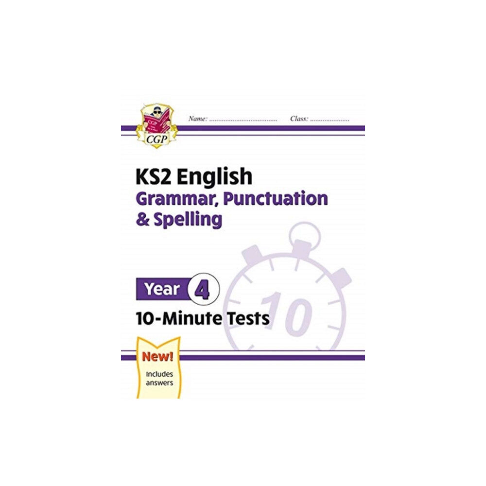 Coordination Group Publications Ltd (CGP) KS2 Year 4 English 10-Minute Tests: Grammar, Punctuation & Spelling (häftad, eng)