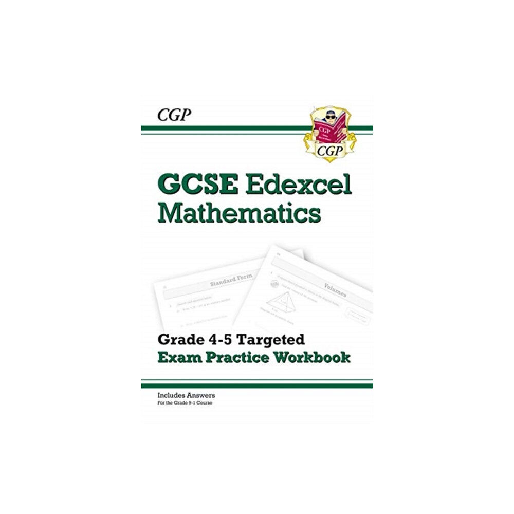 Coordination Group Publications Ltd (CGP) GCSE Maths Edexcel Grade 4-5 Targeted Exam Practice Workbook (includes Answers) (häftad, eng)