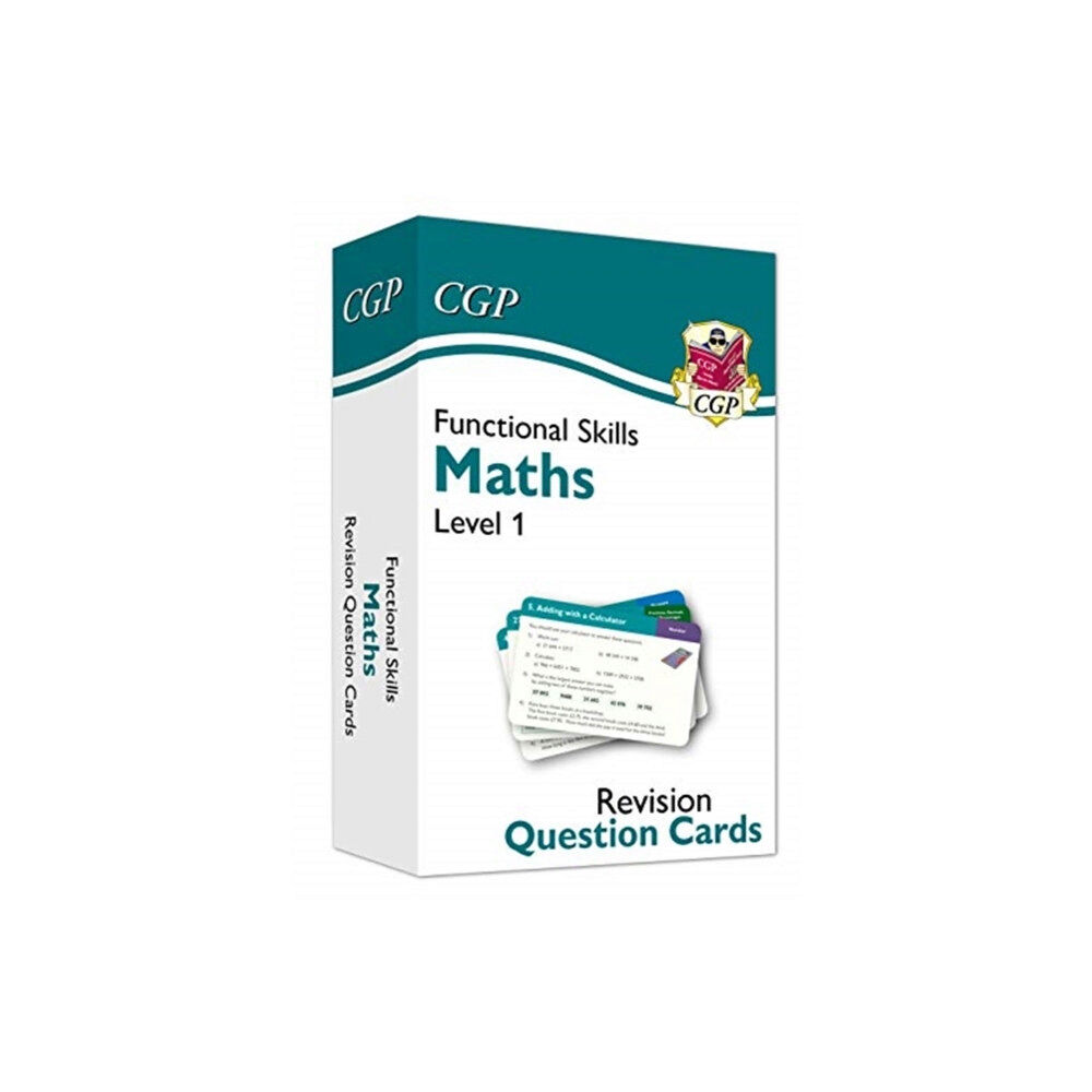 Coordination Group Publications Ltd (CGP) Functional Skills Maths Revision Question Cards - Level 1 (inbunden, eng)