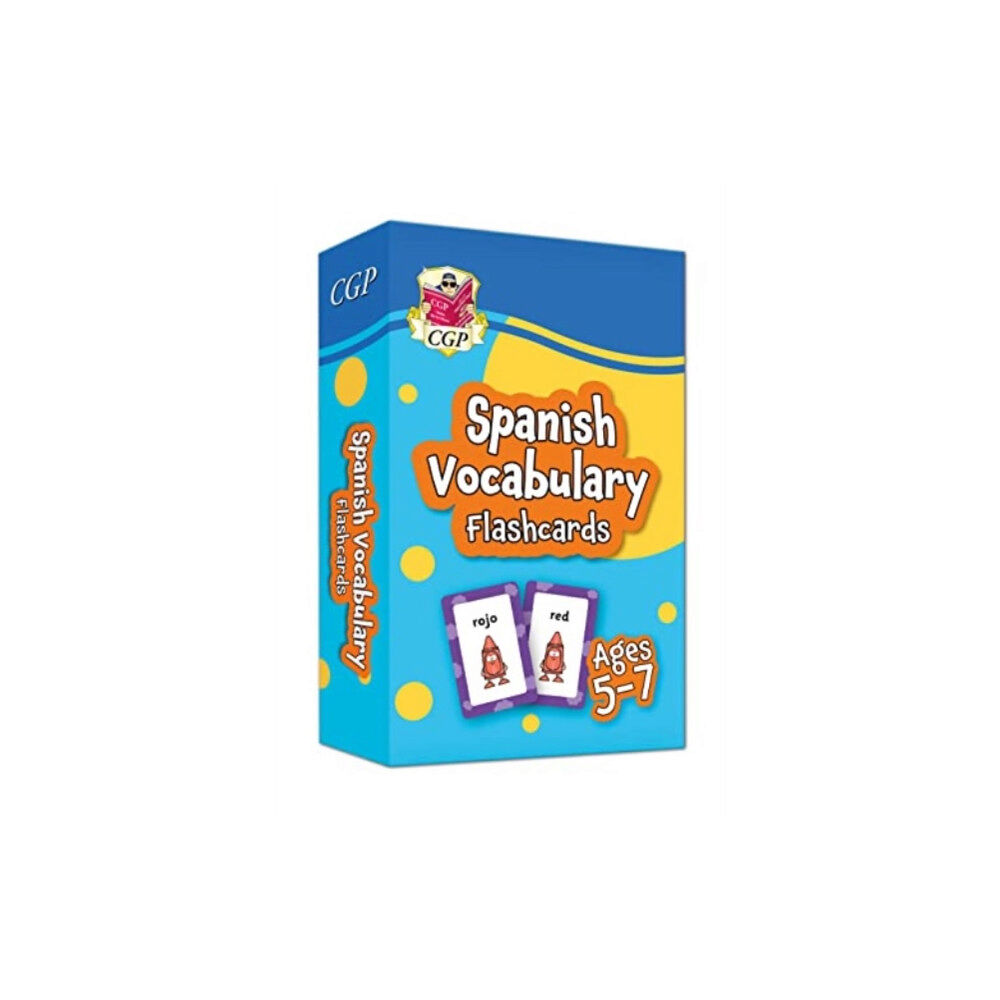 Coordination Group Publications Ltd (CGP) Spanish Vocabulary Flashcards for Ages 5-7 (with Free Online Audio) (inbunden, eng)