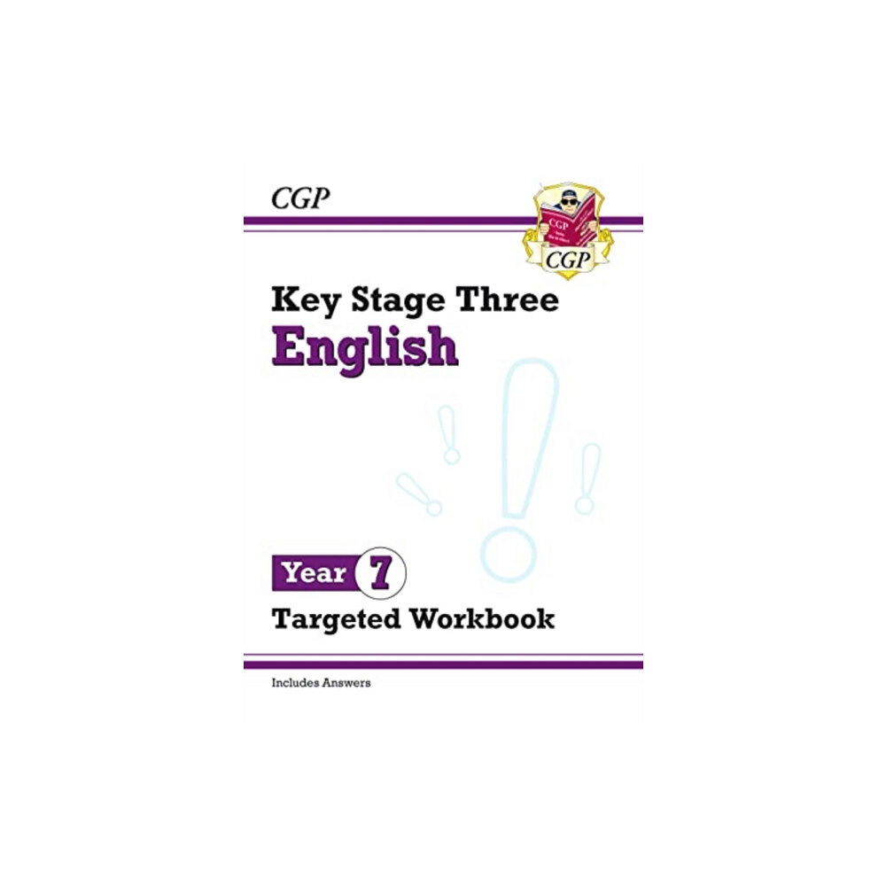 Coordination Group Publications Ltd (CGP) KS3 English Year 7 Targeted Workbook (with answers) (häftad, eng)