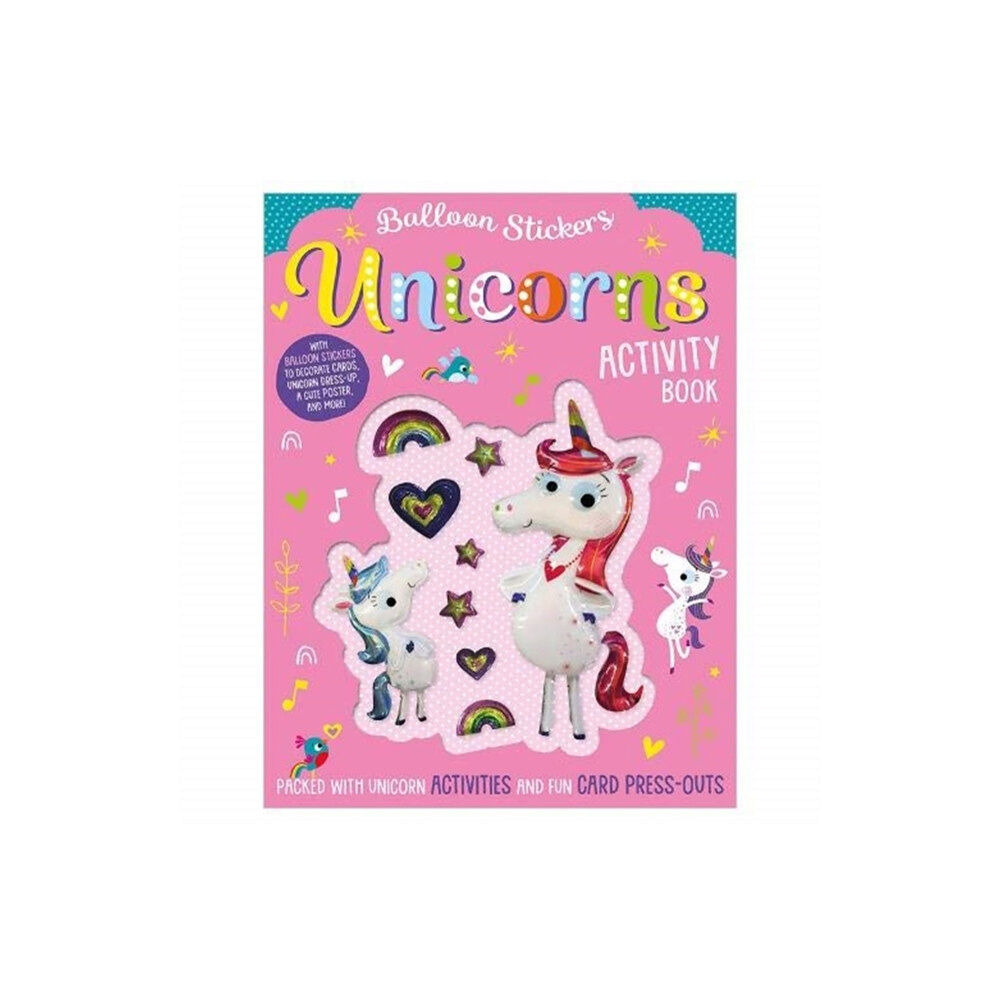 MAKE BELIEVE IDEAS Balloon Sticker Activity Books - Unicorns (häftad, eng)