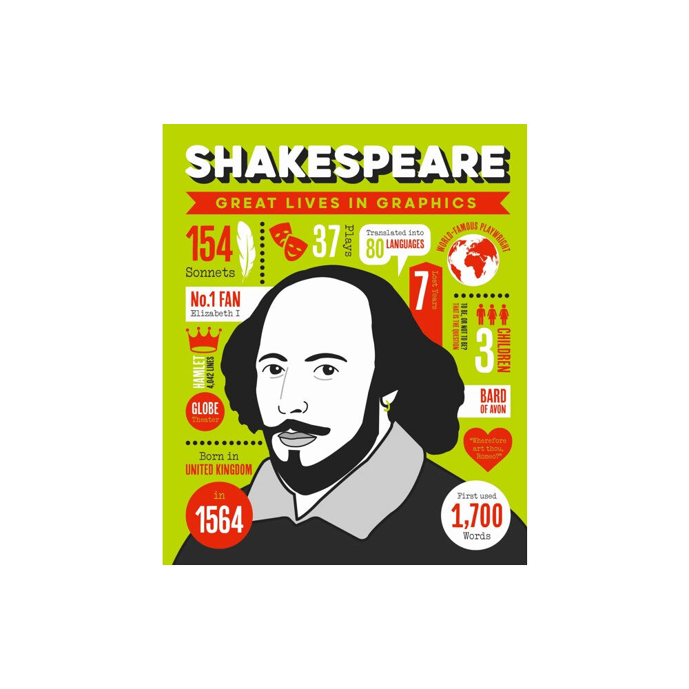 Button Books Great Lives in Graphics: Shakespeare (inbunden, eng)