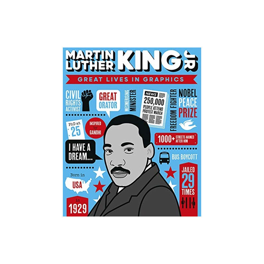 Button Books Great Lives in Graphics: Martin Luther King (inbunden, eng)