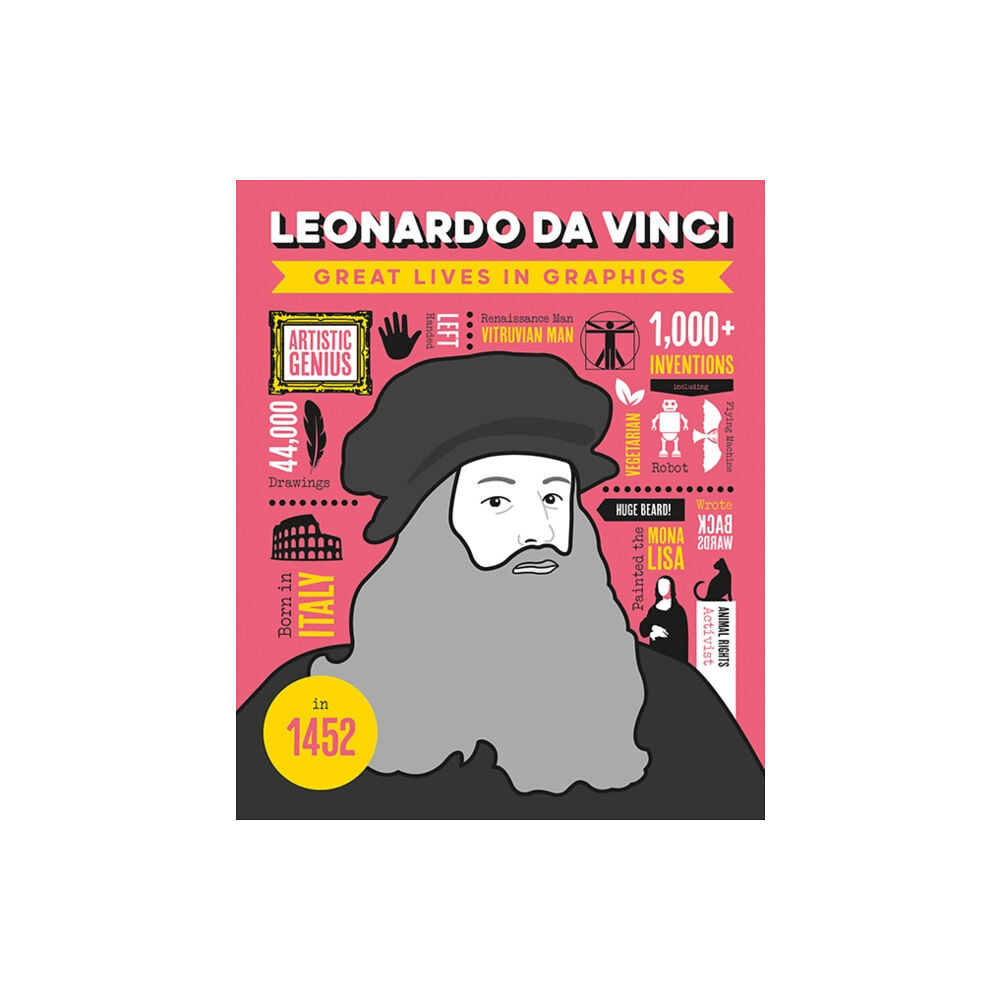 Button Books Great Lives in Graphics: Leonardo Da Vinci (inbunden, eng)