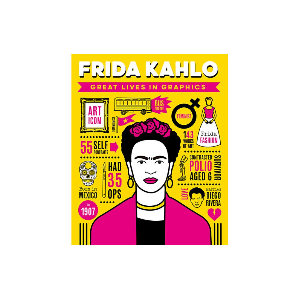 Button Books Great Lives in Graphics: Frida Kahlo (inbunden, eng)