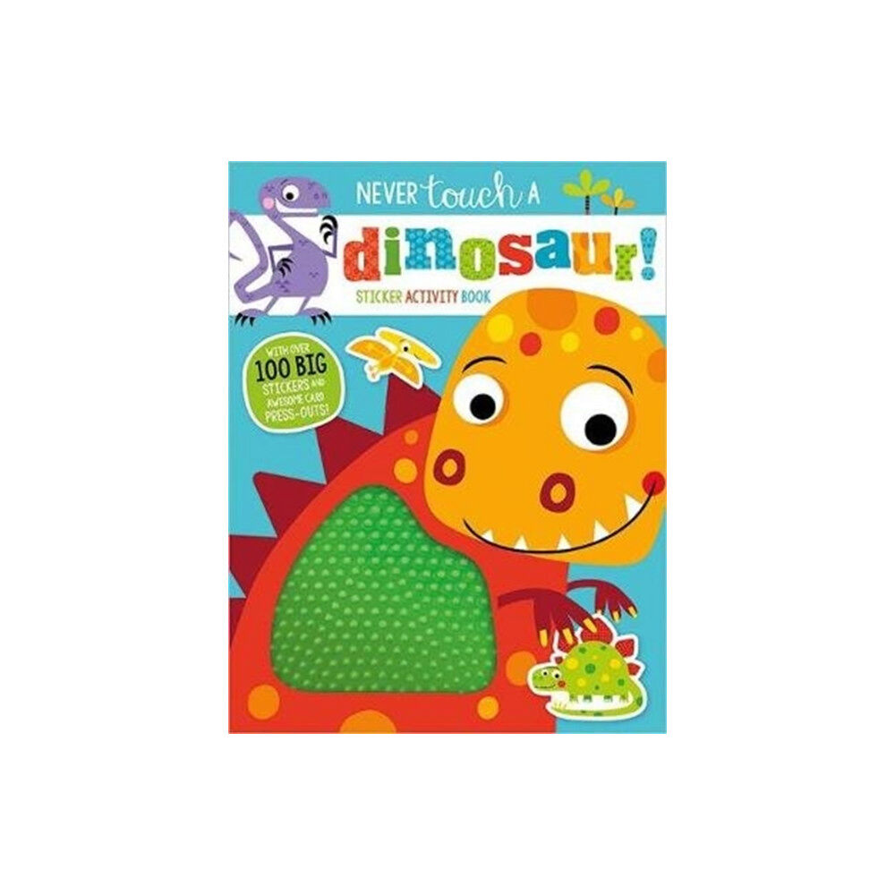 MAKE BELIEVE IDEAS Never Touch a Dinosaur Sticker Activity Book (häftad, eng)