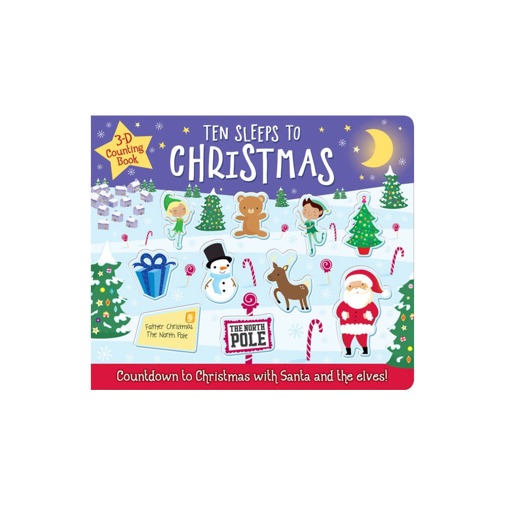 Imagine That Publishing Ltd Ten Sleeps to Christmas (bok, board book, eng)