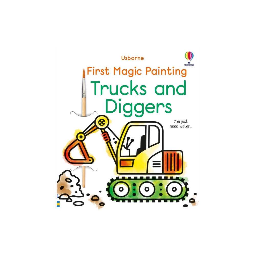 Usborne Publishing Ltd First Magic Painting Trucks and Diggers (häftad, eng)