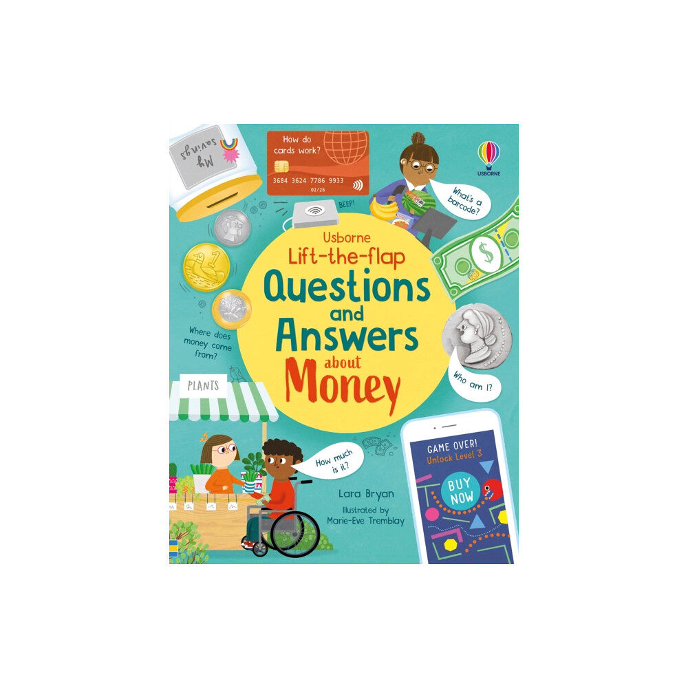 Usborne Publishing Ltd Lift-the-flap Questions and Answers about Money (bok, board book, eng)