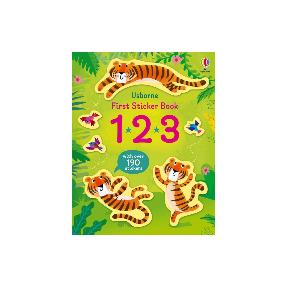 Usborne Publishing Ltd First Sticker Book 123 (häftad, eng)