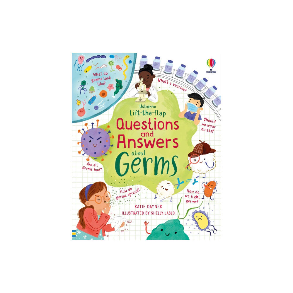 Usborne Publishing Ltd Lift-the-flap Questions and Answers about Germs (bok, board book, eng)