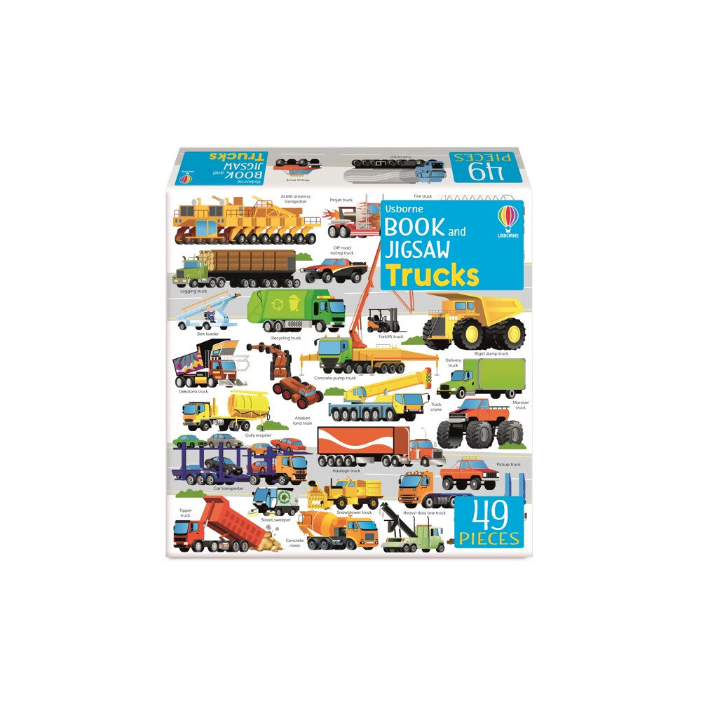 Usborne Publishing Ltd Usborne Book and Jigsaw Trucks (häftad, eng)