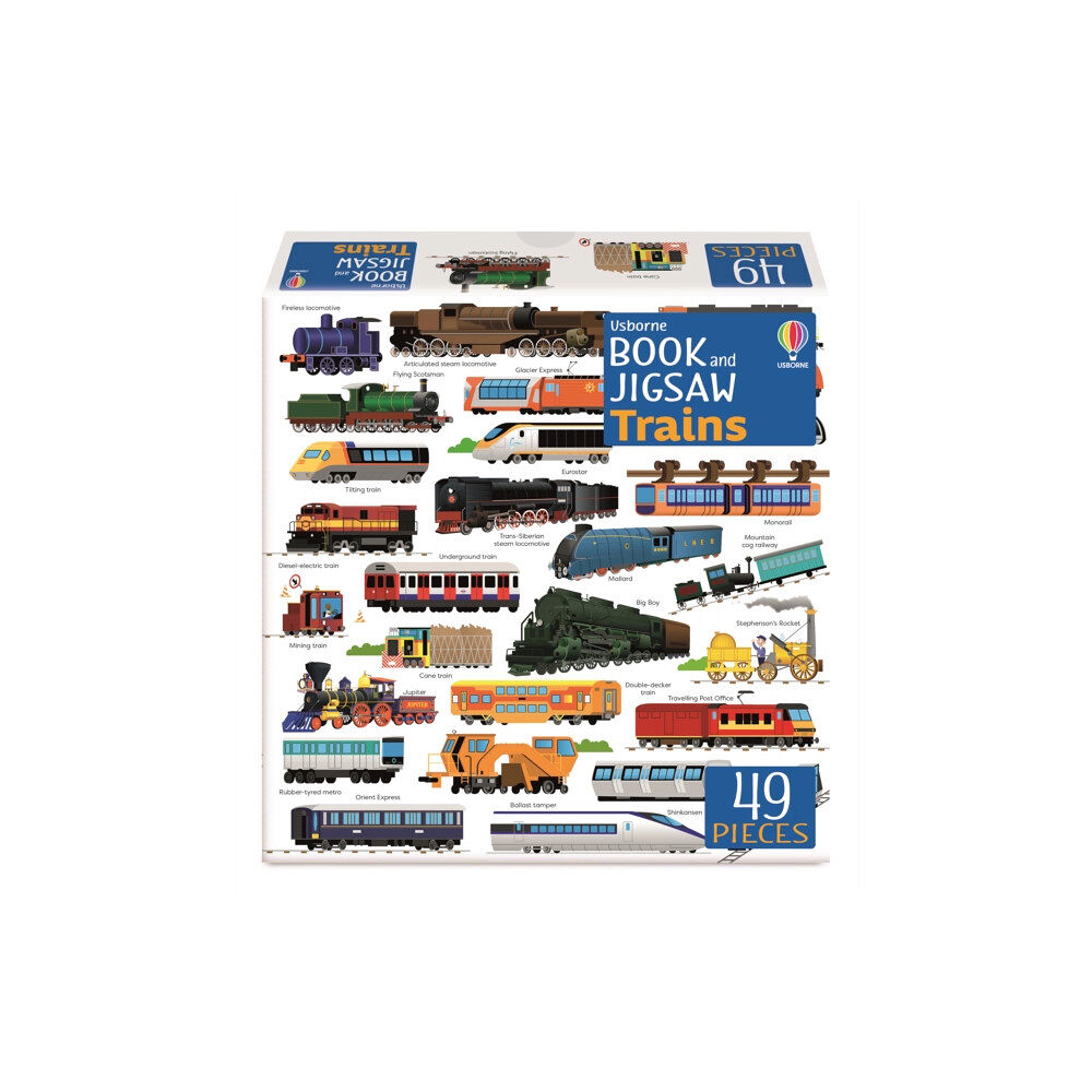 Usborne Publishing Ltd Usborne Book and Jigsaw Trains (häftad, eng)