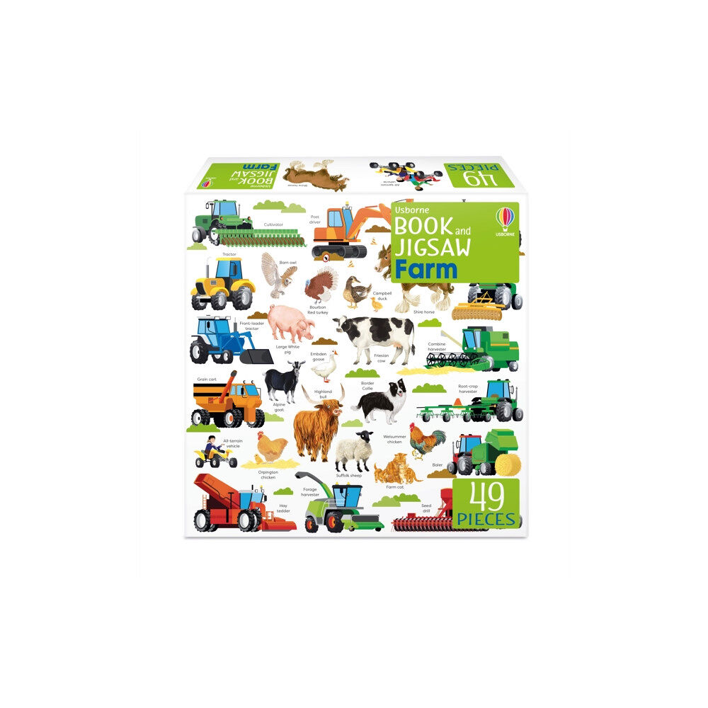 Usborne Publishing Ltd Usborne Book and Jigsaw Farm (häftad, eng)