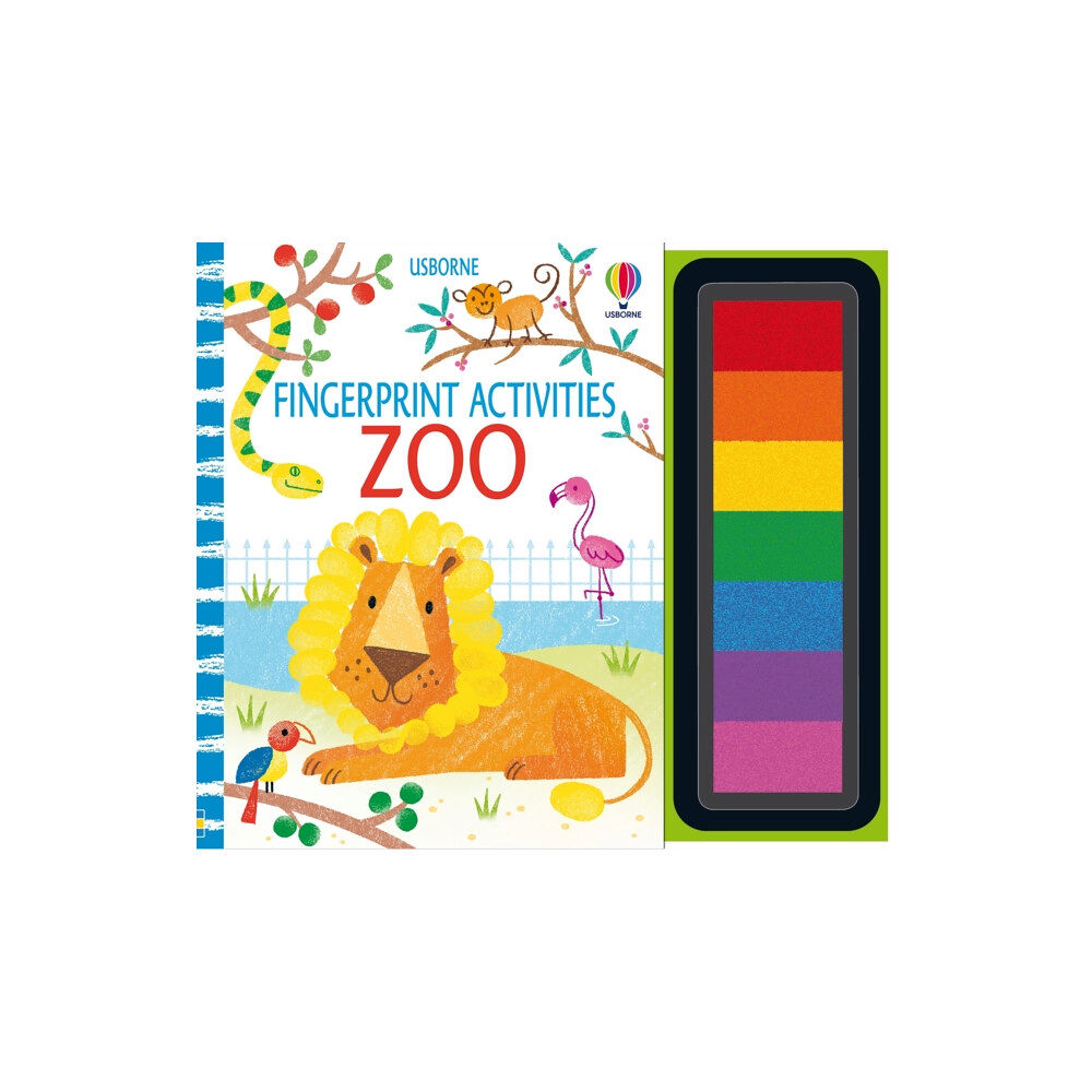 Usborne Publishing Ltd Fingerprint Activities Zoo (bok, spiral, eng)