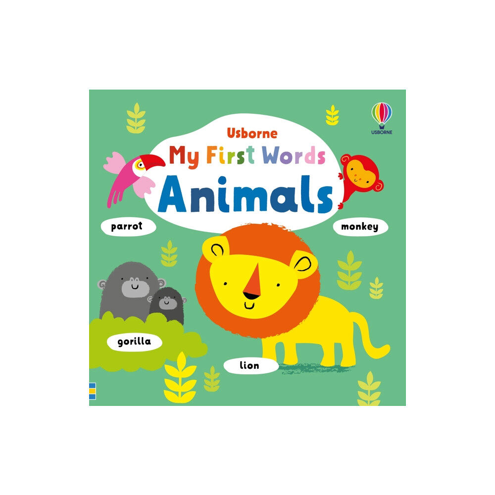 Usborne Publishing Ltd My First Words Animals (bok, board book, eng)