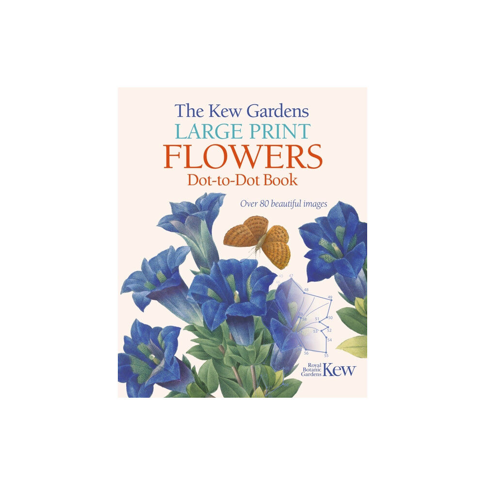 Arcturus publishing ltd The Kew Gardens Large Print Flowers Dot-to-Dot Book (häftad, eng)