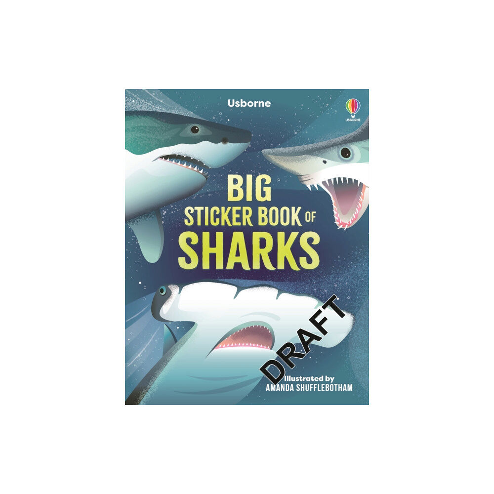 Usborne Publishing Ltd Big Sticker Book of Sharks (häftad, eng)