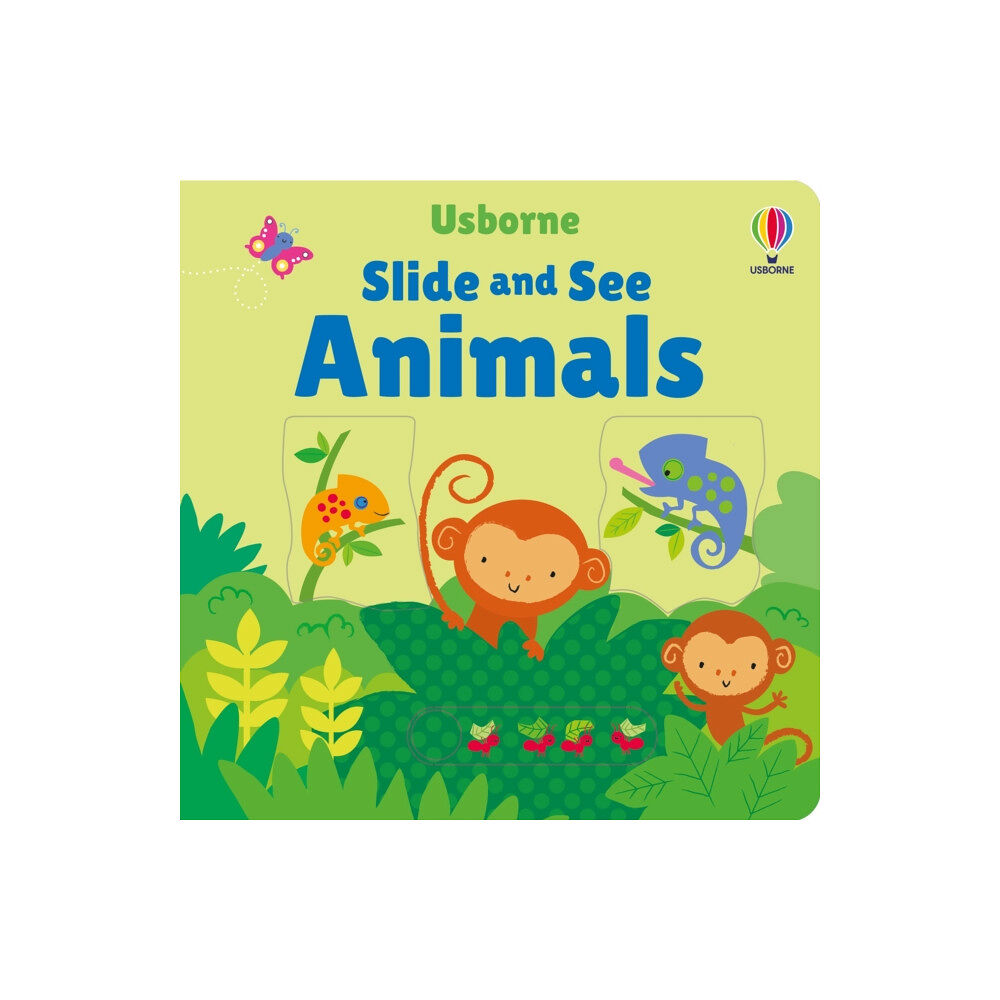 Usborne Publishing Ltd Slide and See Animals (bok, board book, eng)