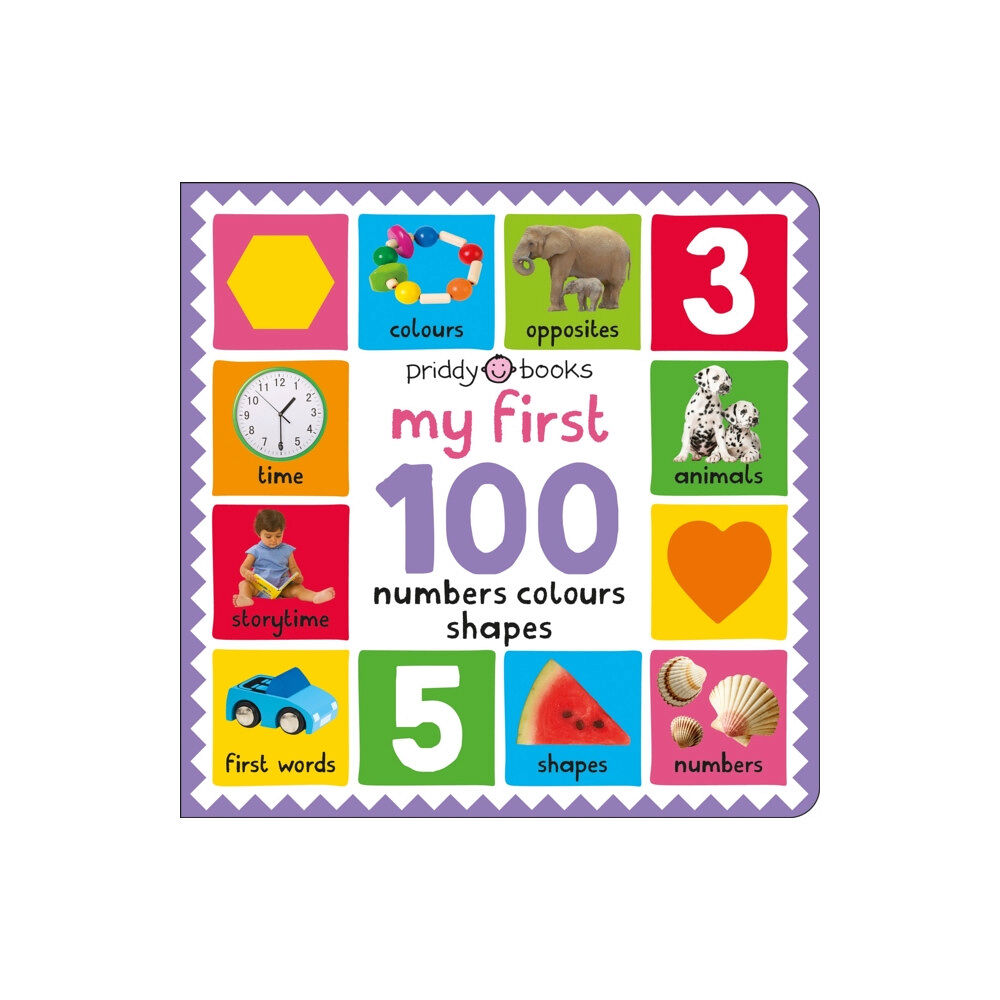 Priddy Books My First 100: Numbers, Colours, Shapes (bok, board book, eng)