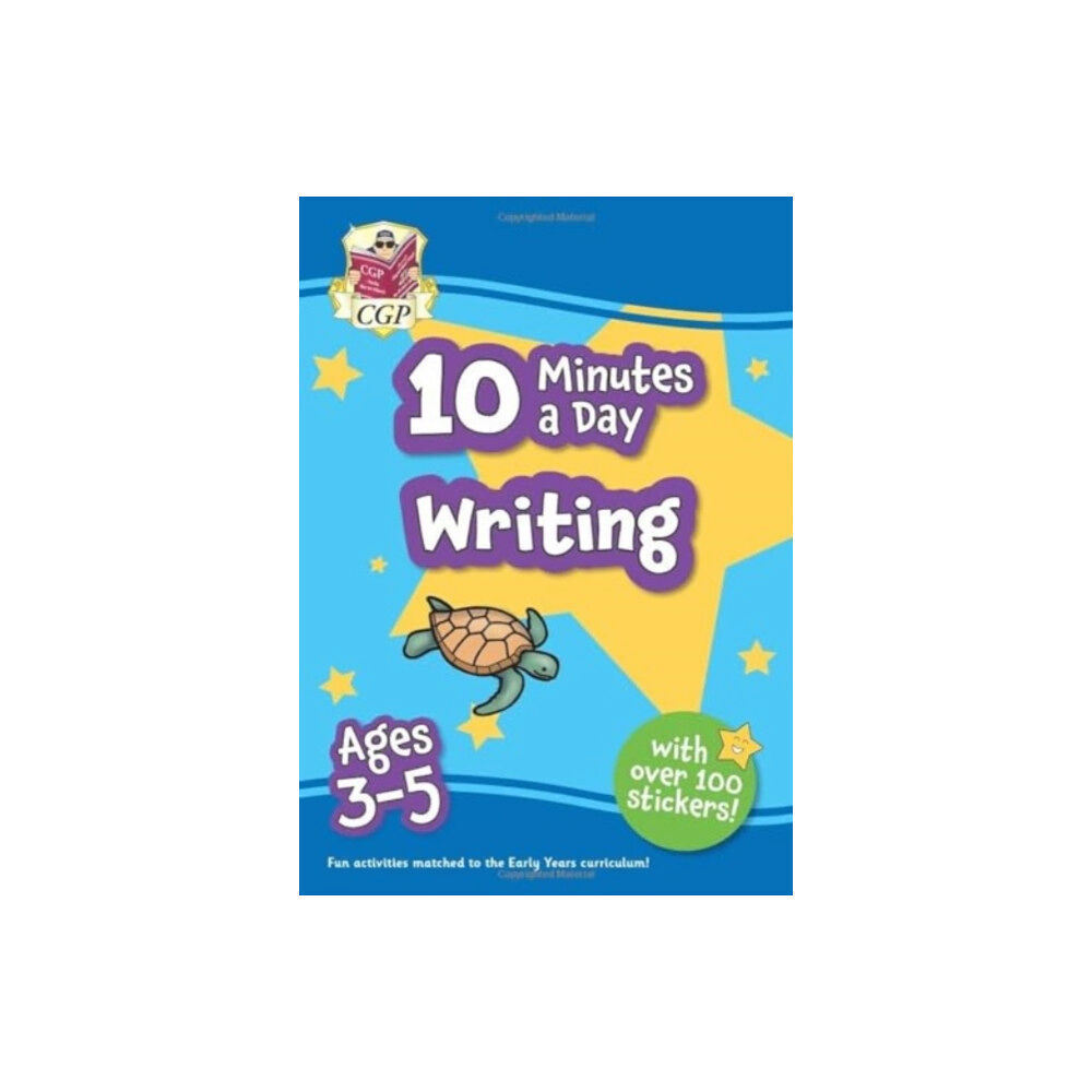 Coordination Group Publications Ltd (CGP) 10 Minutes a Day Writing for Ages 3-5 (with reward stickers) (häftad, eng)