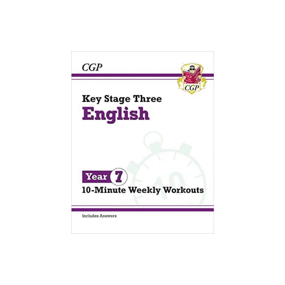 Coordination Group Publications Ltd (CGP) KS3 Year 7 English 10-Minute Weekly Workouts (häftad, eng)